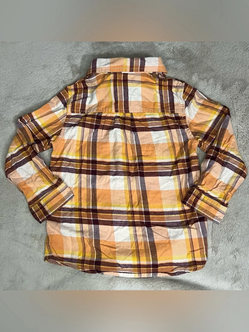 Cat & Jack Plaid Button Up Shirt